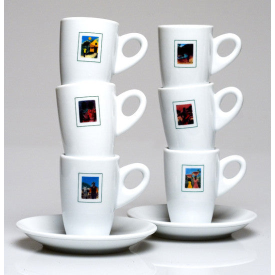 Tazas expresso Países Productores 6 pz